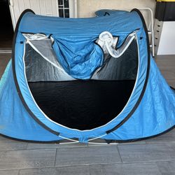 Abco Tech Pop Up Tent - Portable Tent for Camping 2 Person Pop Up with Double Doors 