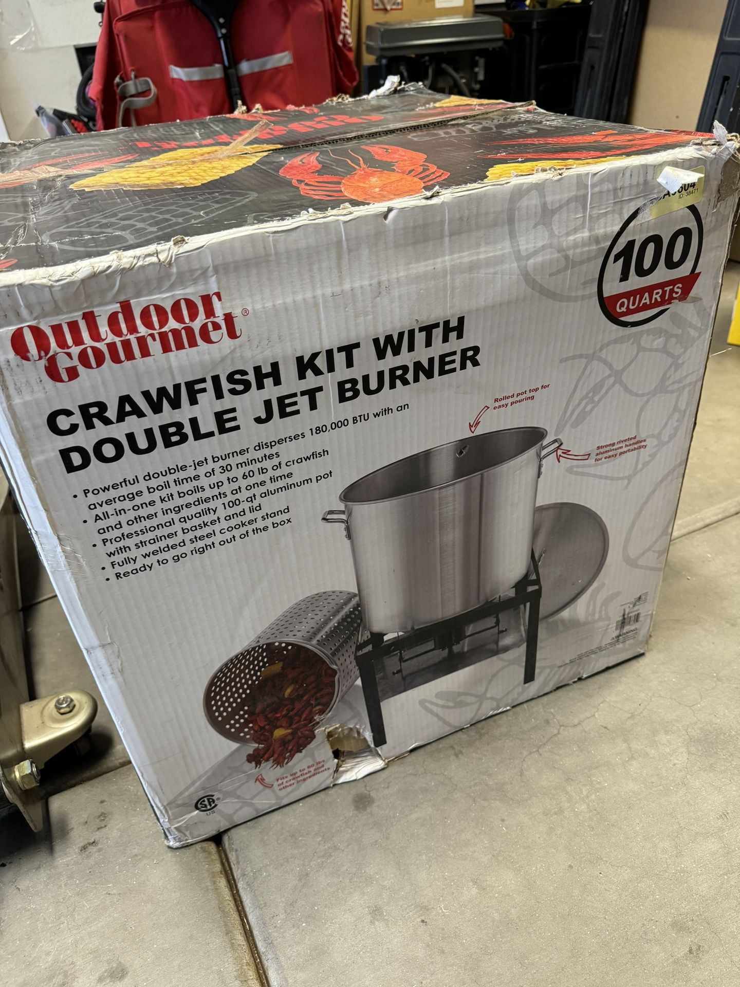 Outdoor Gourmet 100qt Crawfish Cooker Dual Burner for Sale in Phoenix