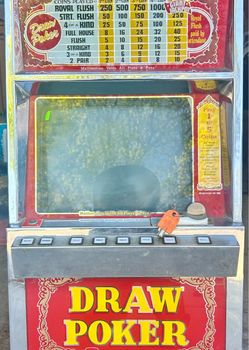 Vintage IGT 5¢ Video Poker Machine Fortune I Model 701 Draw Poker – Early 1980s OBO