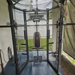 Smith machine accessories and landmine 