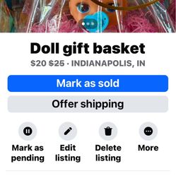 Doll Gift Basket 