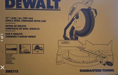 DEWALT DWS715 12-Inch Single Bevel Compound Miter Saw