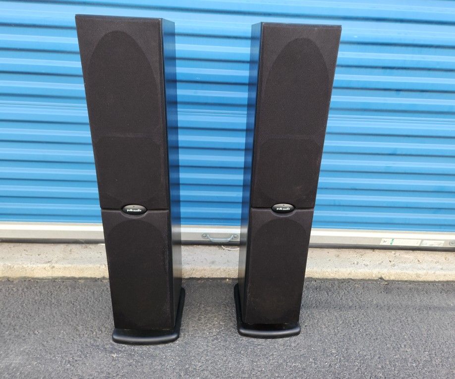 Polk RT800 I Pair Of Standing Front Speakers Tested Working