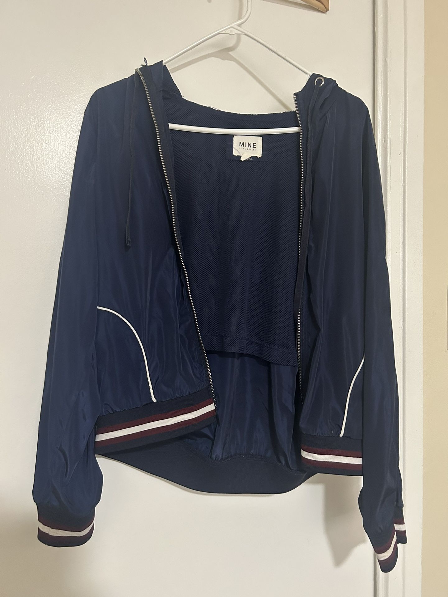Navy Blue Windbreaker (L)
