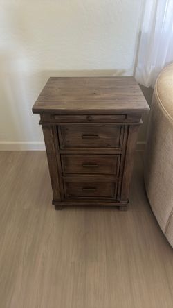 Dark brown night stand
