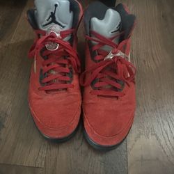 Jordan 5 Red Suede