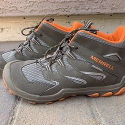 Merrell Waterproof Boys Youth Hiking Boots Shoes Size 6