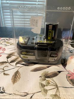 Ryobi ONE+18 V 6.0 Ah Lithium -ion High Performance Battery