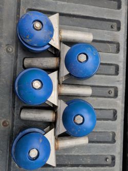 Five (5) Heavy Duty Roller Balls on Posts