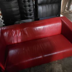 Very Red Love Seat