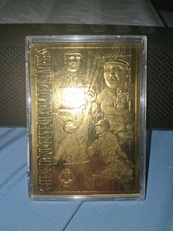 First Five Hall Of Famer 22k Gold
