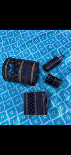Anaka Hand Crafted Bathroom Set