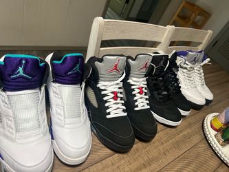 jordan 5s pack ! one size 12 rest size 13