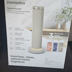New HOMEDICS Diffuser Serene SCENT Waterless