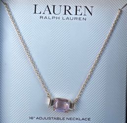 Lauren Ralph Lauren Crystal Pendant Necklace