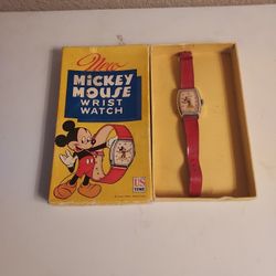 Original  Mickey Mouse  Watch With BOX