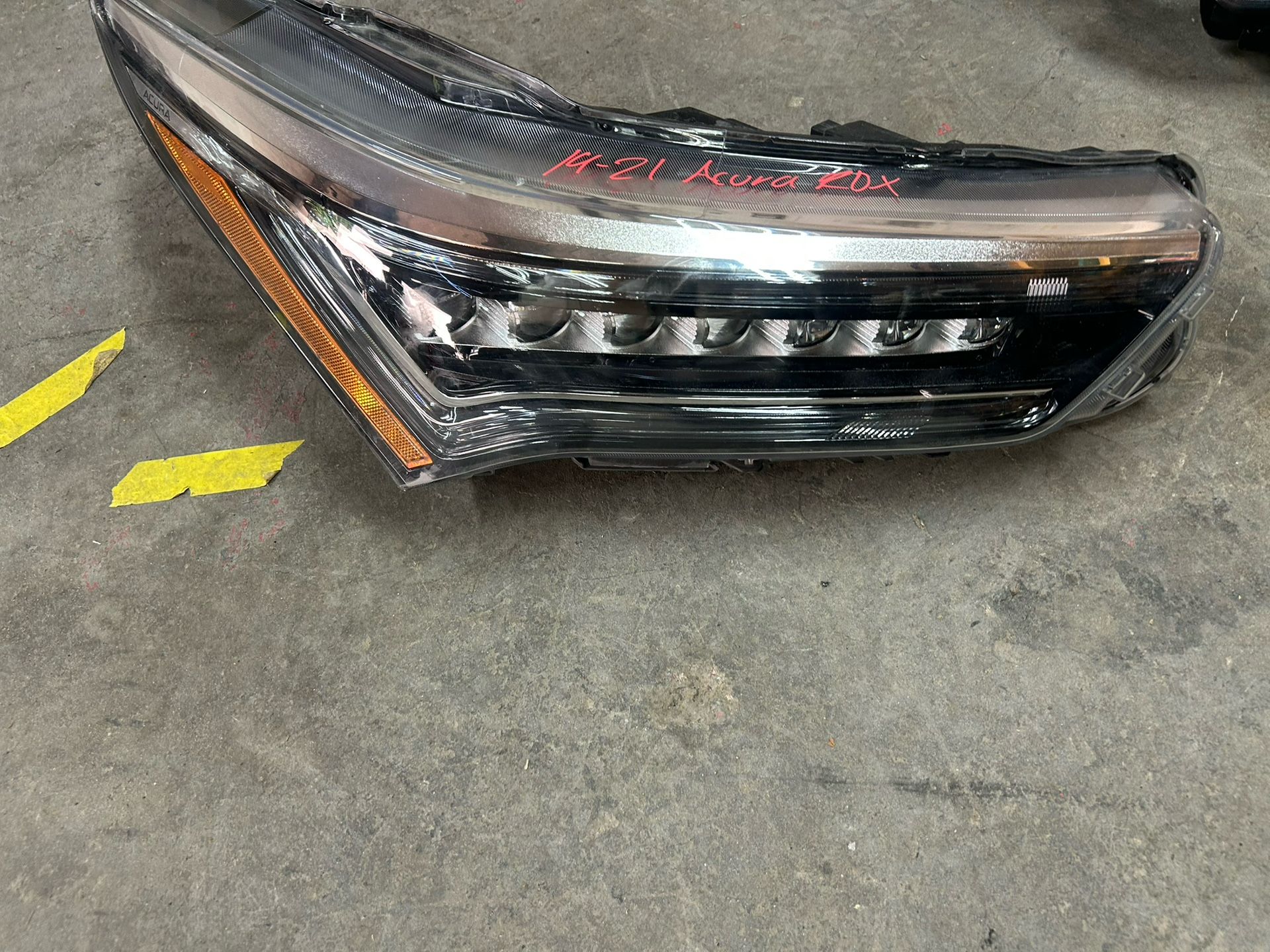 2019-21 ACURA RDX RH HEADLIGHT FULL LED OEM