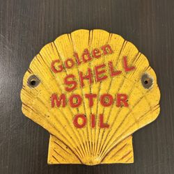 1940's Shell Oil Iron Plaque (WW2/WWII)