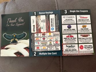 New Entertainment, Food, Automotive services coupon card