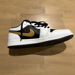 Air Jordan’s- Black, White, and Gold
