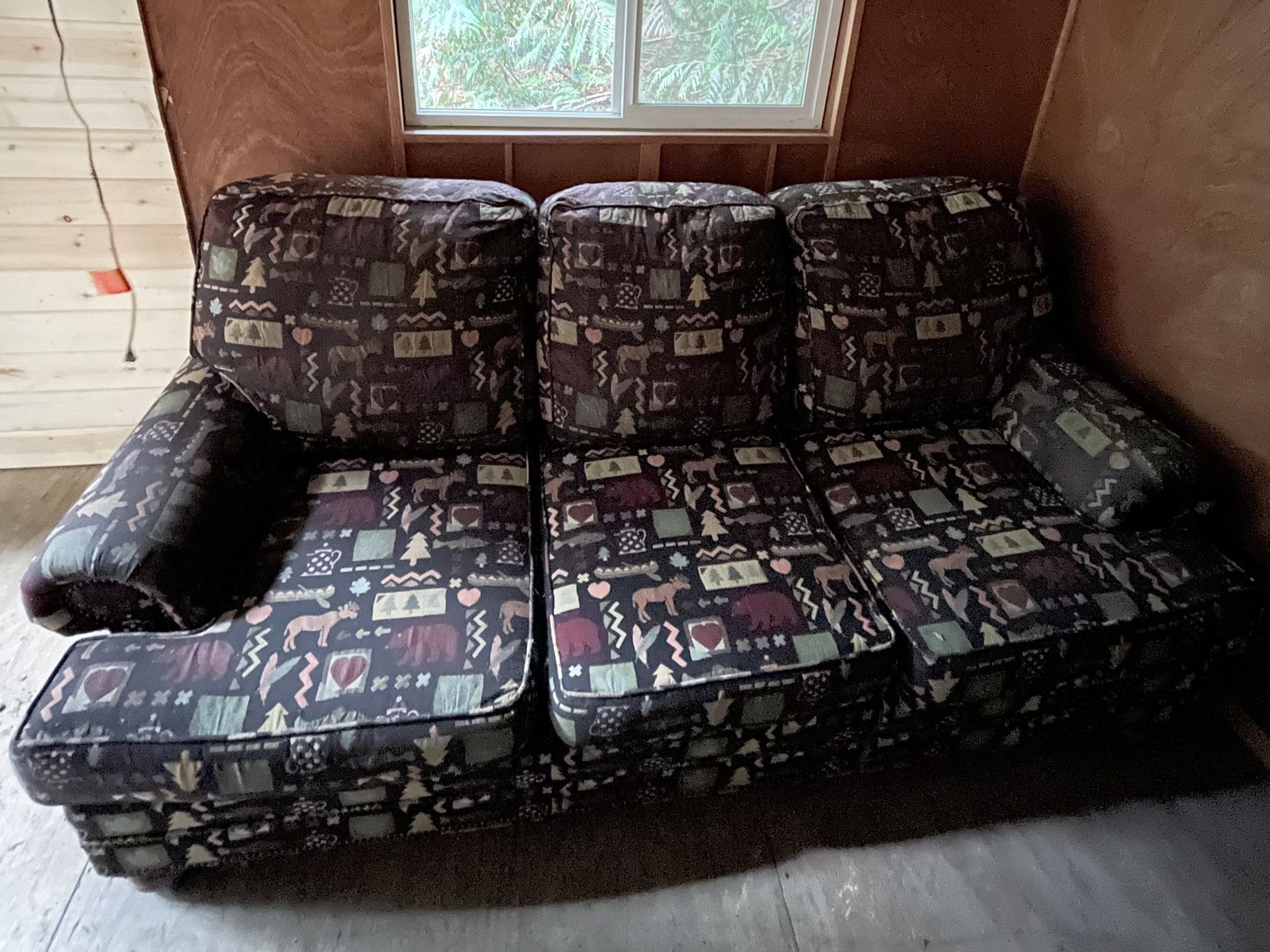 Nice Woodsy Couch! 