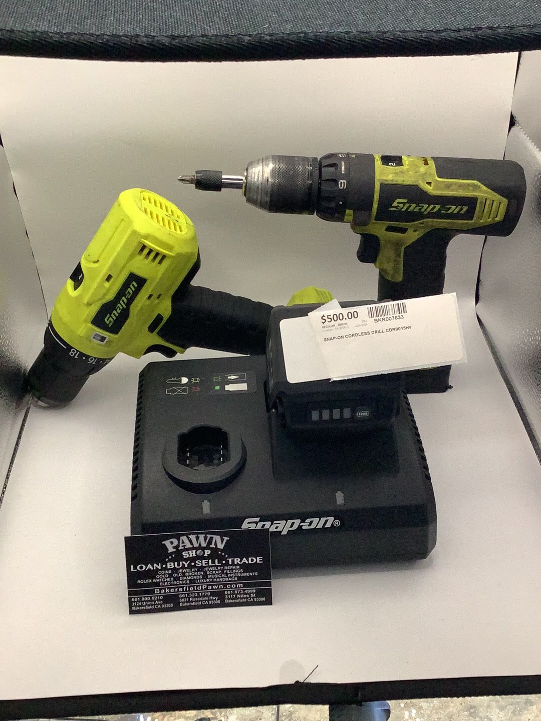 Snap On Drill Driver Combo With 2 Batteries And Dual Charger