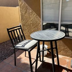 Outdoor High Table and Chair