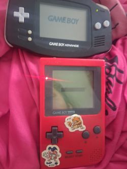 Nintendo Gameboy advance and Gameboy pocket