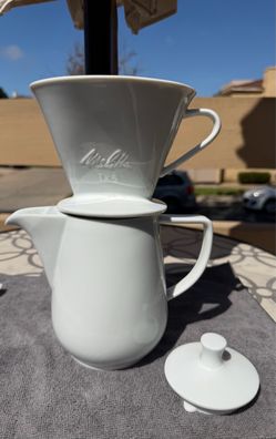 Melitta 1x4 Porcelain Pour-Over Coffee Set