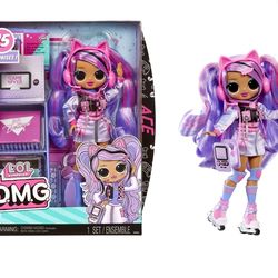 LOL Surprise OMG Ace Fashion Doll with 15 Surprises Including Gaming Themed Fashions and Accessories – Great Gift for Kids Ages 4+