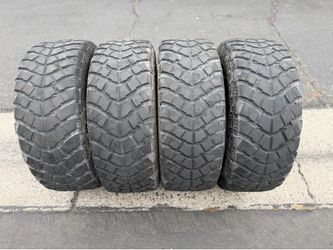 (4) 35x12.50R17 Yokohama Geolandar M/T Tires