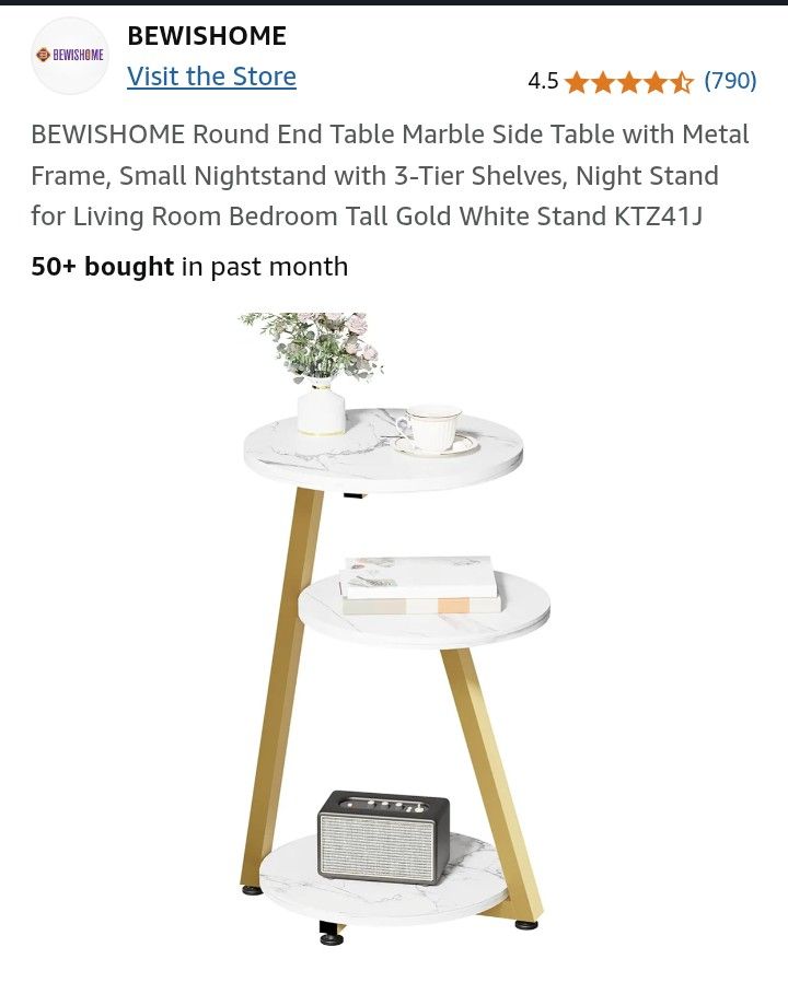 End Table Nightstand NIB