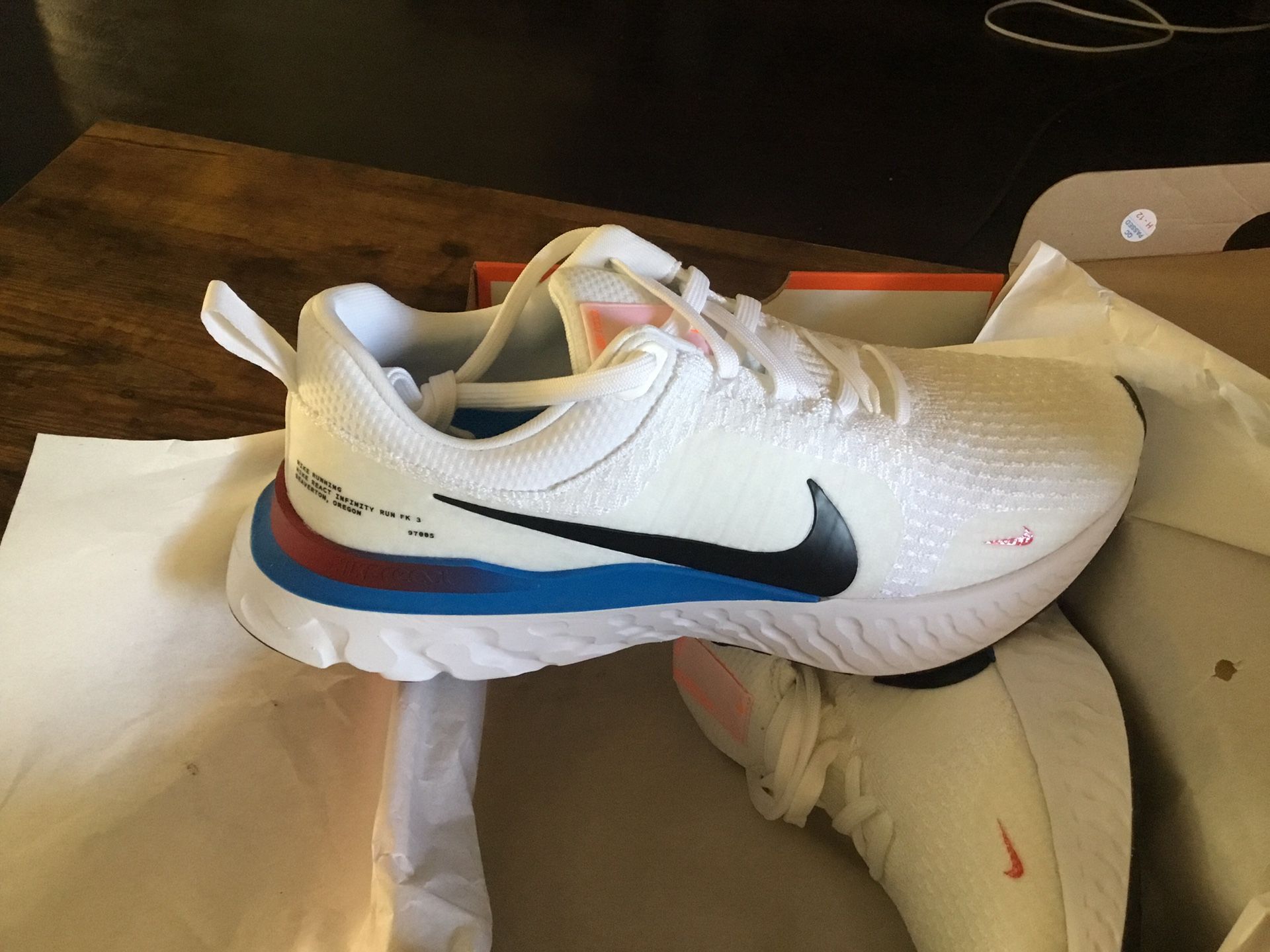 New Men’s Nike React Infinity Run FK size 13