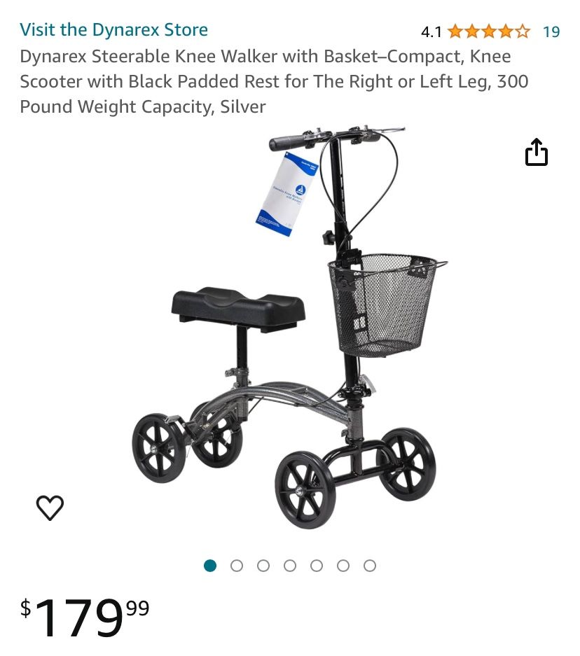 Dynarex Knee Scooter Brand new