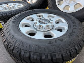 2026 Ford F250 F350 OEM 18” Rims Wheels and NEW LT285/65R18 Tires F-250 F-350 Super Duty Tremor