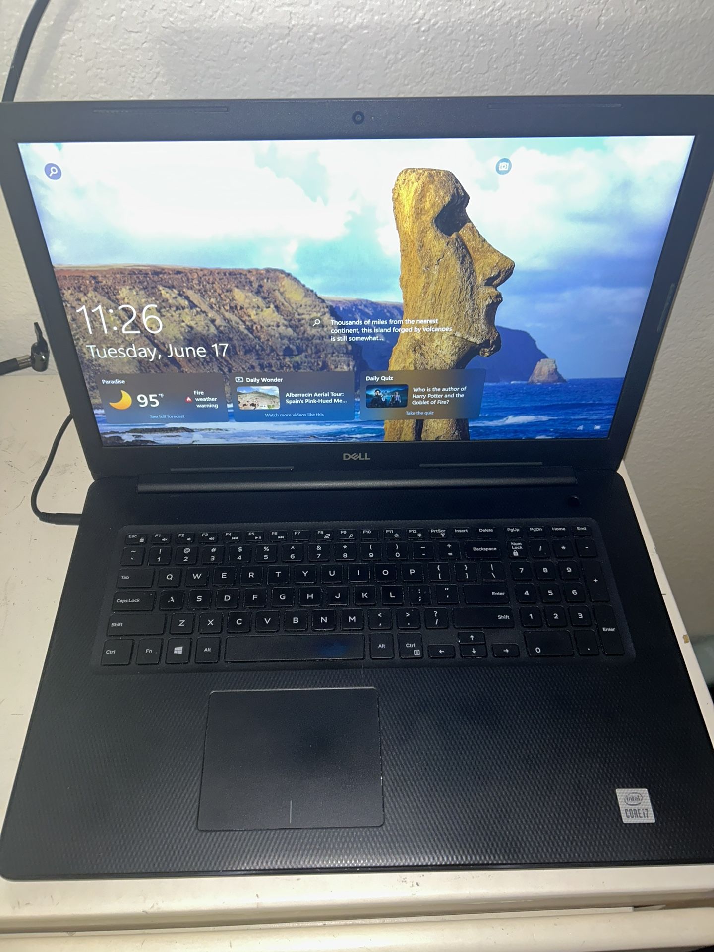 Dell Inspiron 17in Screen Intel I7 16 Gbram 1tb Storage