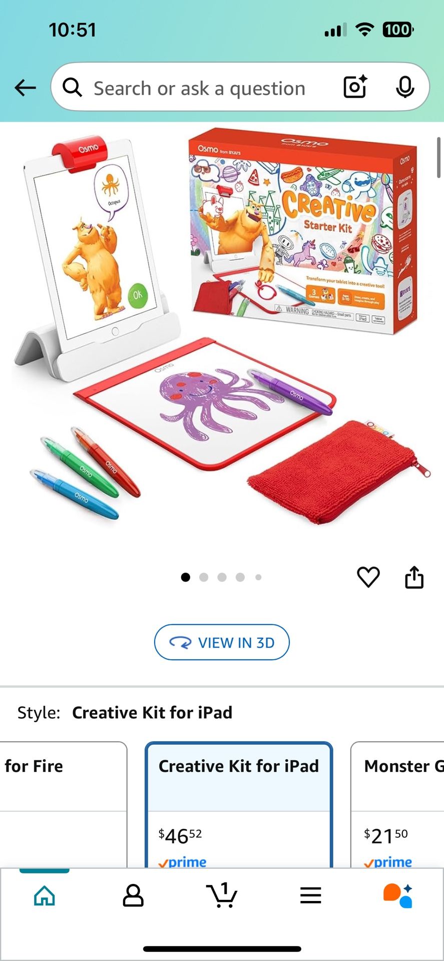 Osmo - Creative Starter Kit for IPa