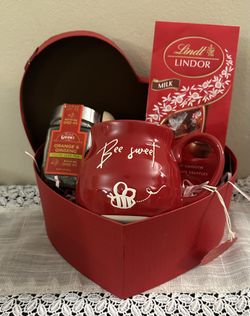 Gift Set- Global Design Connection Mug, Tea, And Chocolate.