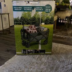 MaxSports Heavy Duty Folding Wagon With Net