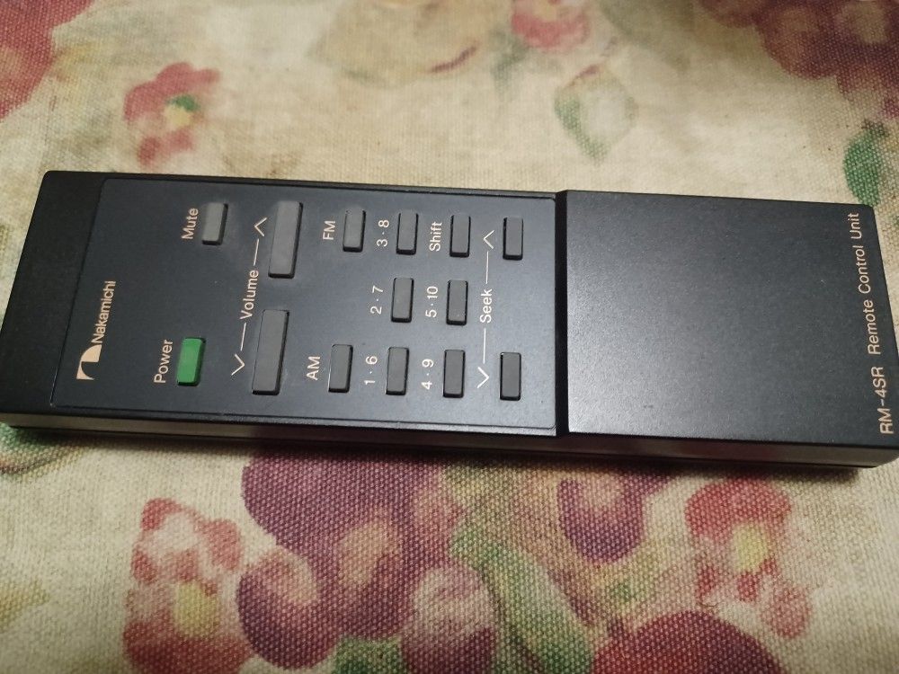 NAKAMICHI ORIGINAL REMOTE CONTROL FOR SR-4A AM/FM RECEIVER $150 FINAL PRICE 