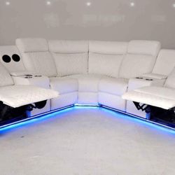 Brand New Power Reclining Sectional Sofa / Sofa Seccional Reclinable Nuevo a Estrenar … Fast 🚚