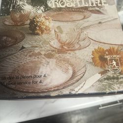 Vintage Pink Rosalind Dinnerware Box