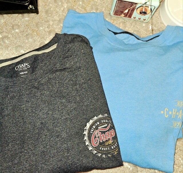 Get 2 Chaps men's tee shirts sz4XB/4F. New conditions no flaws