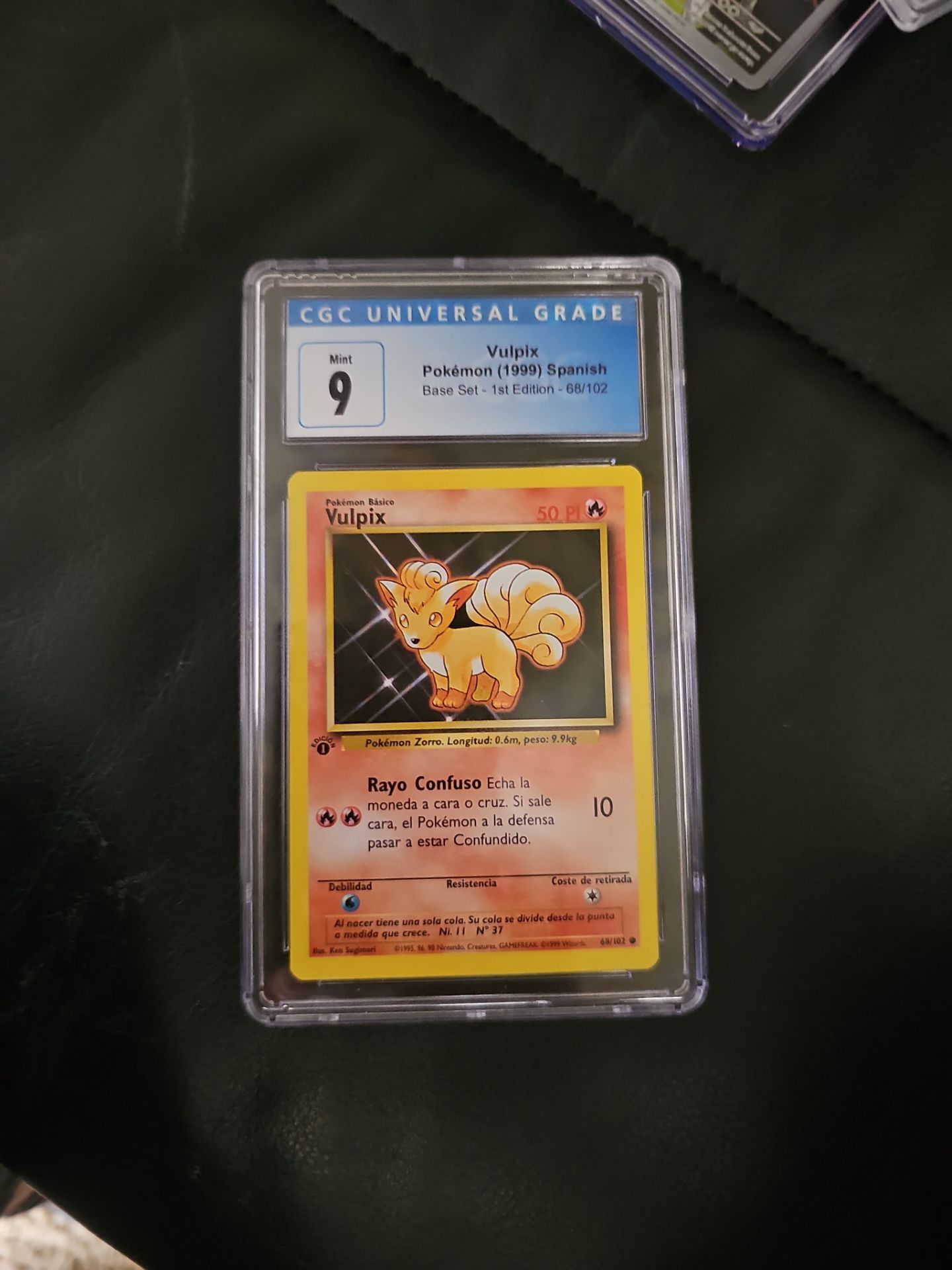 CGC 9 vulpix 1st edición Spanish 68/102
