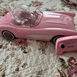 Barbie Corvette Hot Wheels Remote Controlled