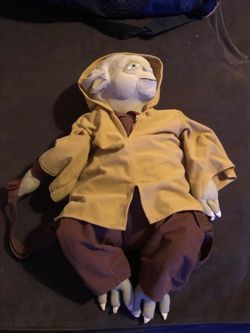 Yoda backpack and Jedi shoulder bag