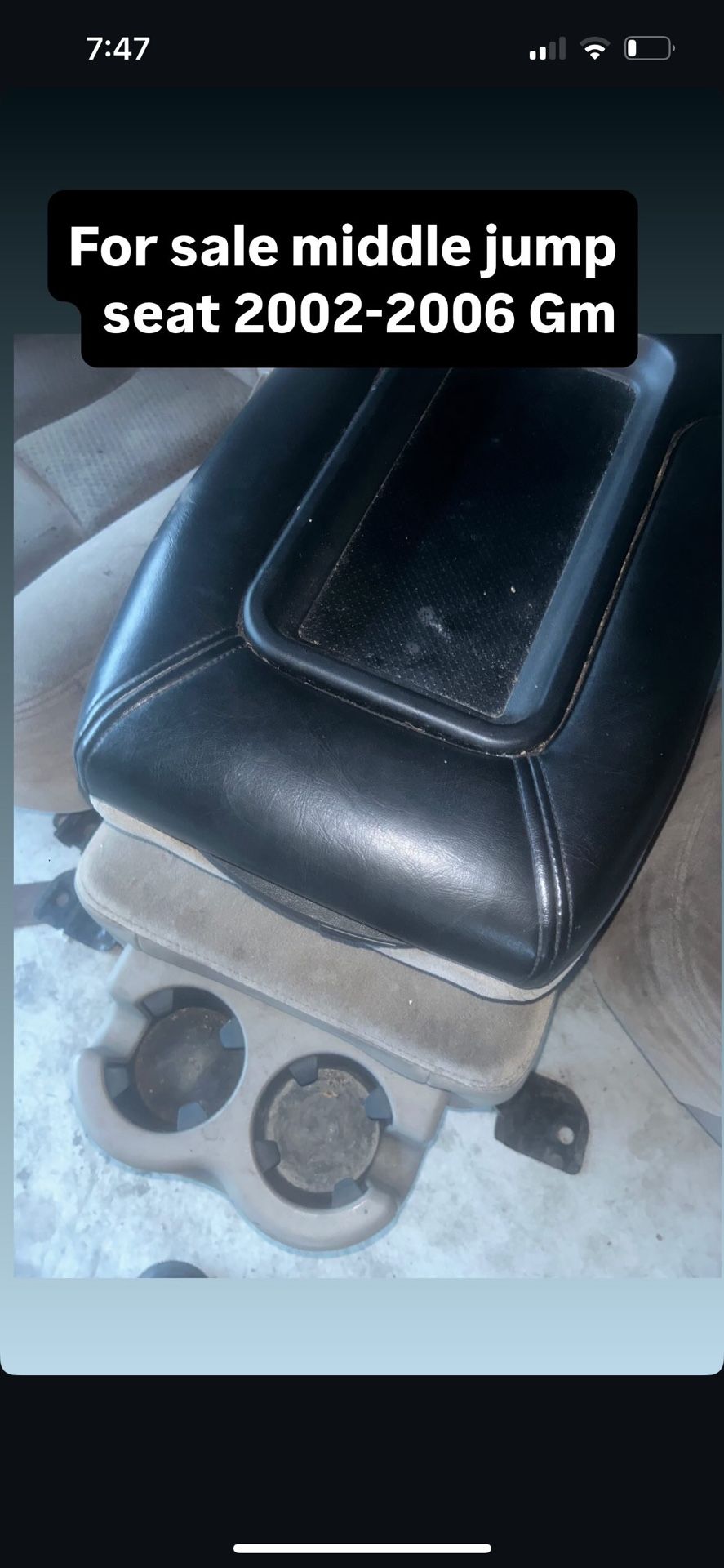 For Sale Middle Jump Seat Silverado Chevy