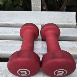 Weights, 3 Lbs Each