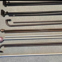 $16 each Expandable Metal CURTAIN RODS 25-92 inches wide.  Holmdel nj