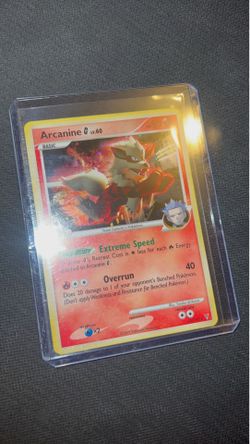 Pokemon Cards Deck Exclusive Arcanine G Holo